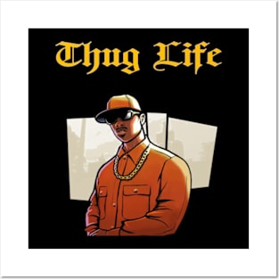 San Andreas Thug Life Posters and Art